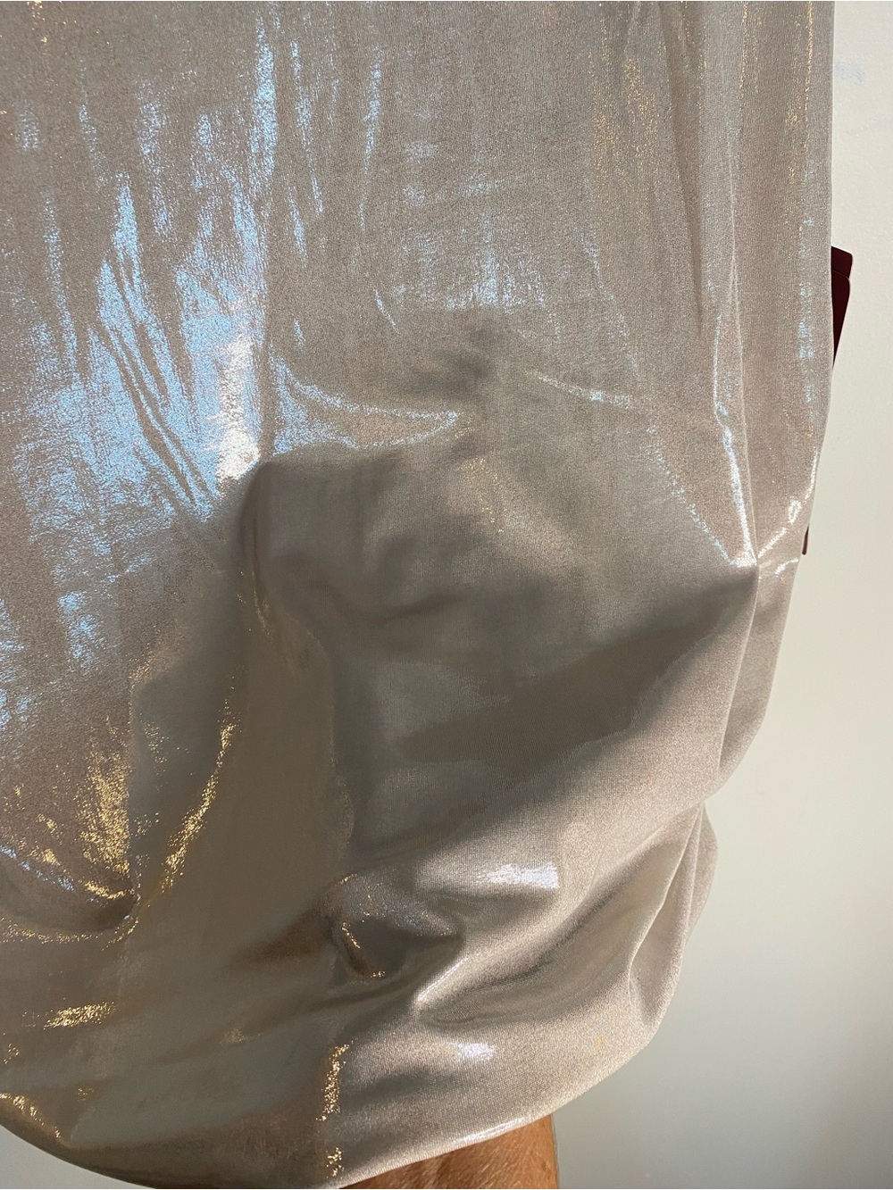 Express Men's Shiny Taupe Dress Pants